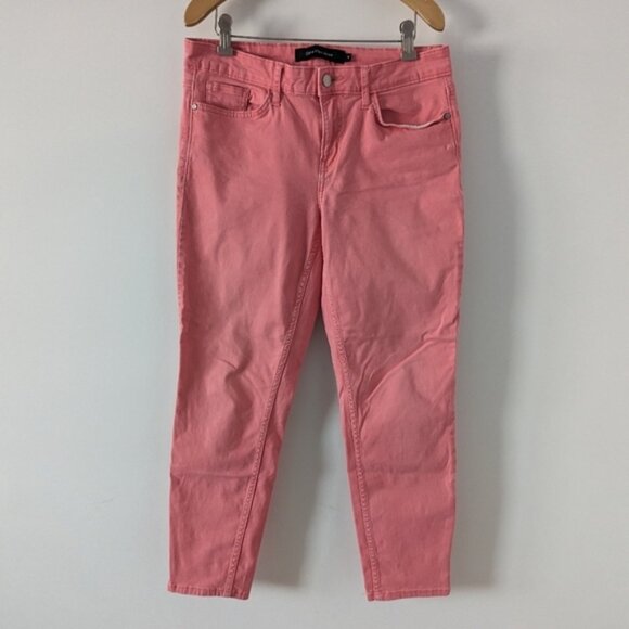 Calvin Klein Jeans Denim - Calvin Klein Jeans Women's Coral Pink Ankle Skinny Size 10 Denim Barbiecore